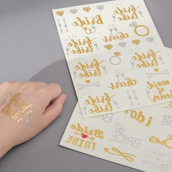 Bachelorette party tattoo & game set - Picture 2 of 6